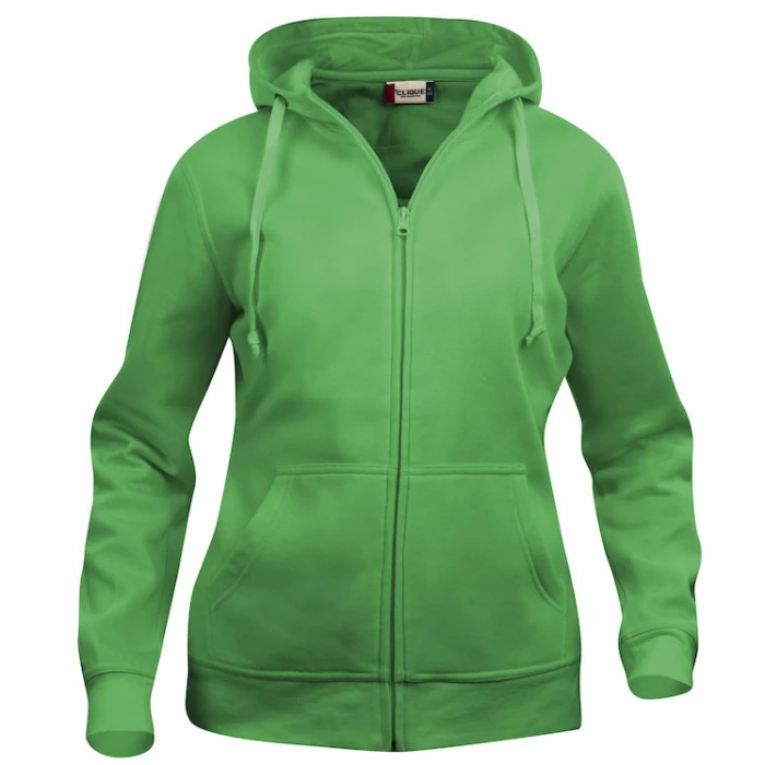 Clique - WOMAN Basic Hoody Zip Green