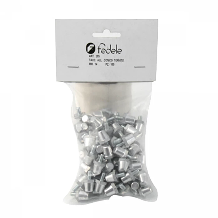Legar - Alluminium studs coniques mm14 100 pcs