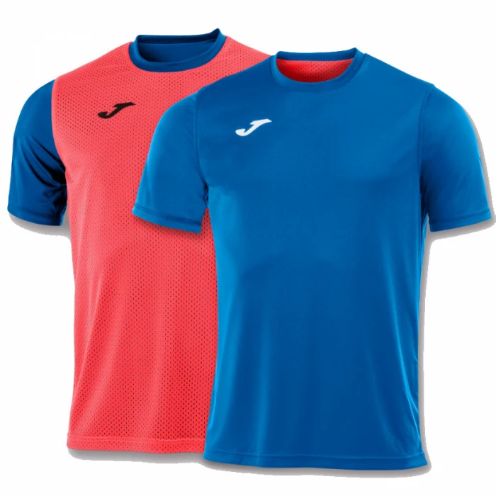 Joma - Combi REVERSIBILE Azzurra / Arancione MC