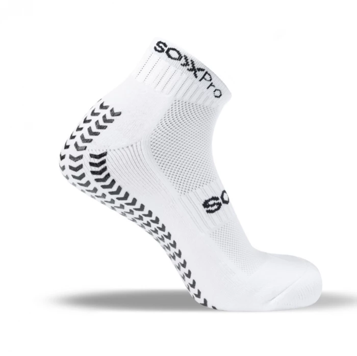 SOXPro - Calze Corte Grip & Anti slip Bianche