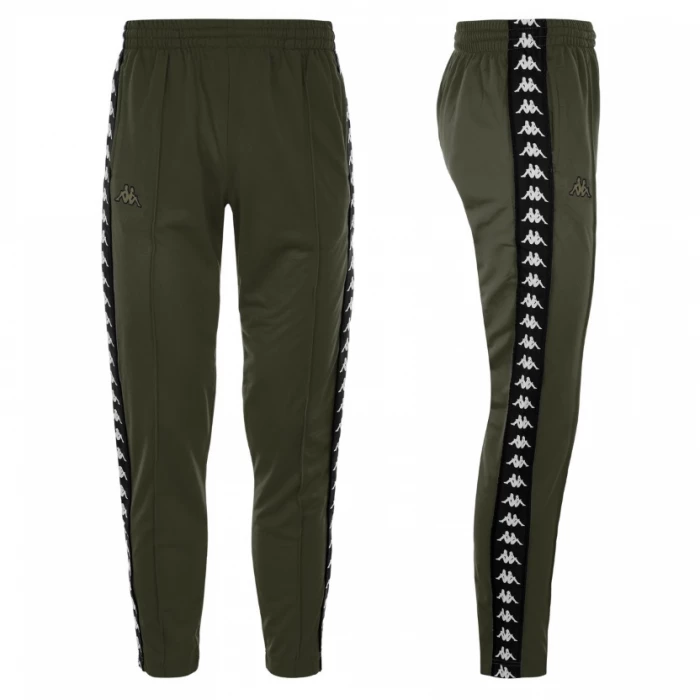 Kappa - Pantalone Banda Rastoria Slim Green Africa / Black