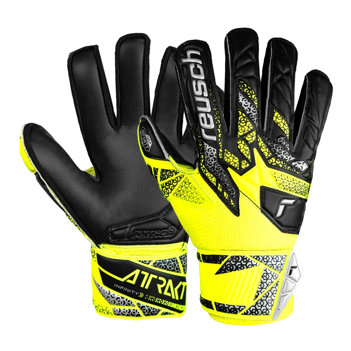 Reusch - JUNIOR Attrakt 25 Infinity Finger Support Yellow