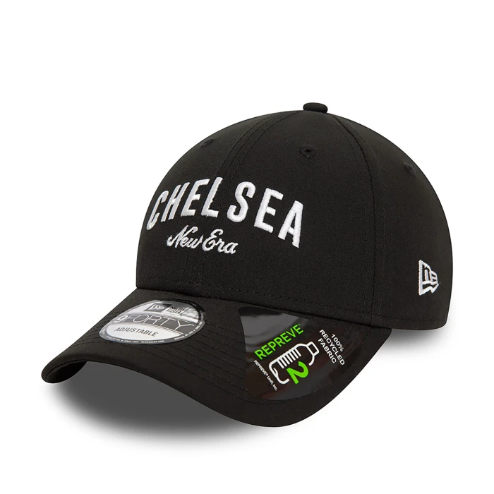 New Era - Chelsea 9FORTY Wordmark Repreve Black