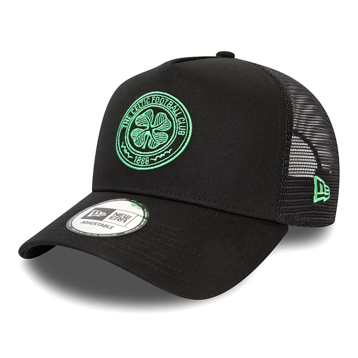 New Era - Celtic Seasonal Black E-Frame Trucker Cap