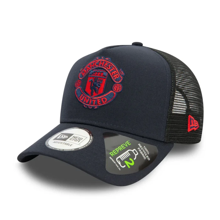 New Era - Manchester United Crest Seasonal 9FORTY E-Frame Adjustable Trucker Cap