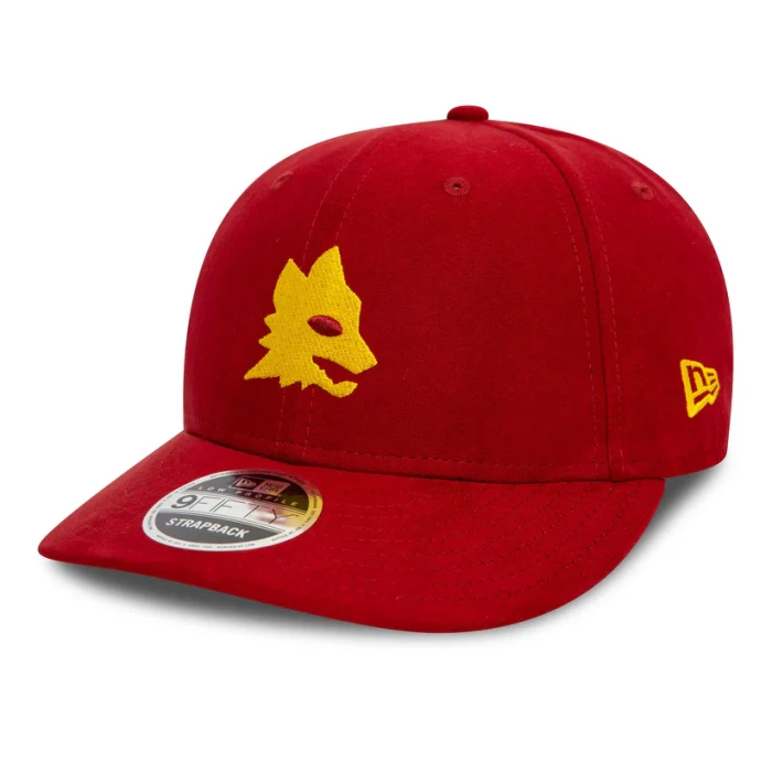 New Era - AS Roma Suede Dark Red Low Profile 9FIFTY Cap