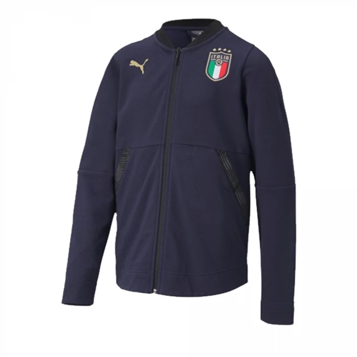 Puma - JUNIOR Italia Felpa Casuals Blu Ufficiale 2020-21