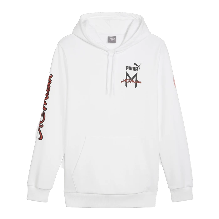 Puma - AC Milan White Hoodie Ftblicons Official 2023 / 24