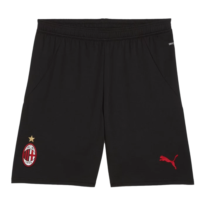 Puma - JUNIOR AC Milan Black Home Shorts Official 2023 / 24