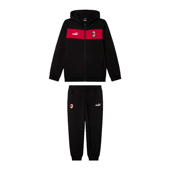 Puma - JUNIOR AC Milan Fan Home Tracksuit Official 2023 / 24