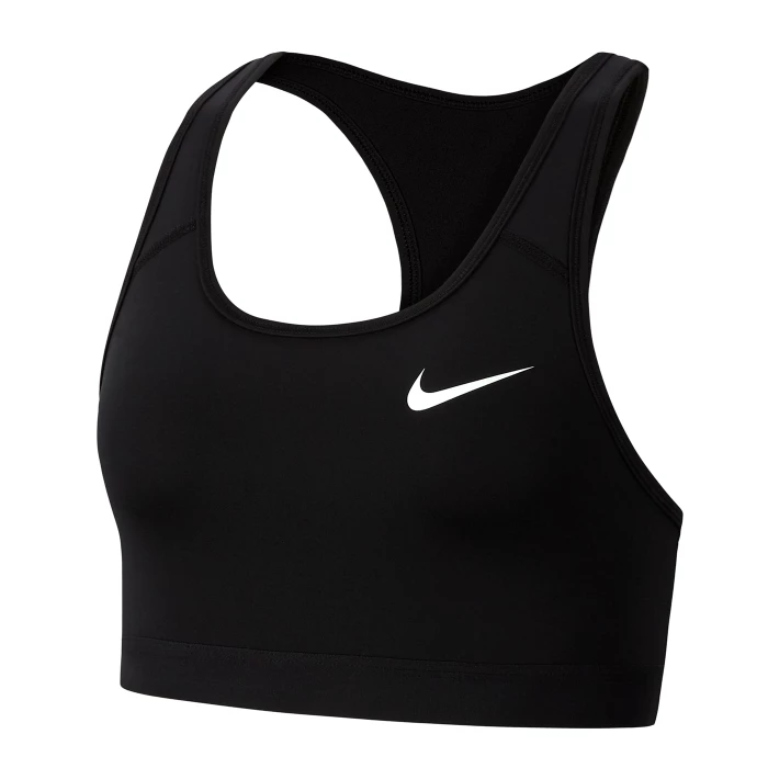 Nike - Black Swoosh Sports Bra