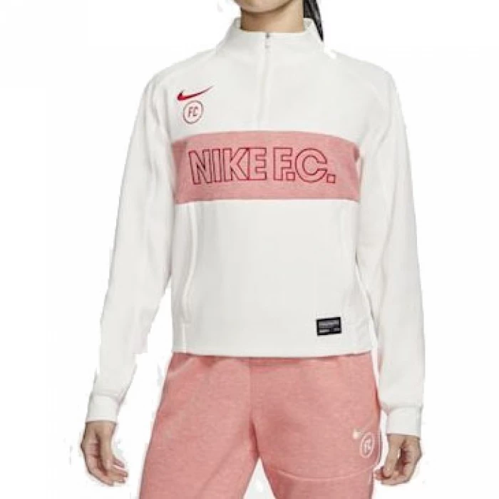 Nike - DONNA Felpa F.C Bianca / Rosa