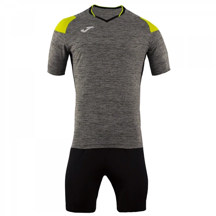 Joma - Kit Crew III Grigio Melange / Nero MC