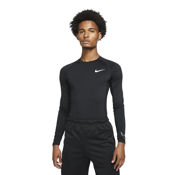 Nike - Black Pro Dri-Fit Crewneck Shirt