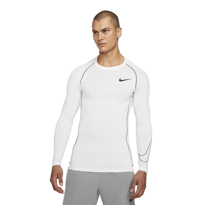 Nike - White Pro Dri-Fit Crewneck Shirt