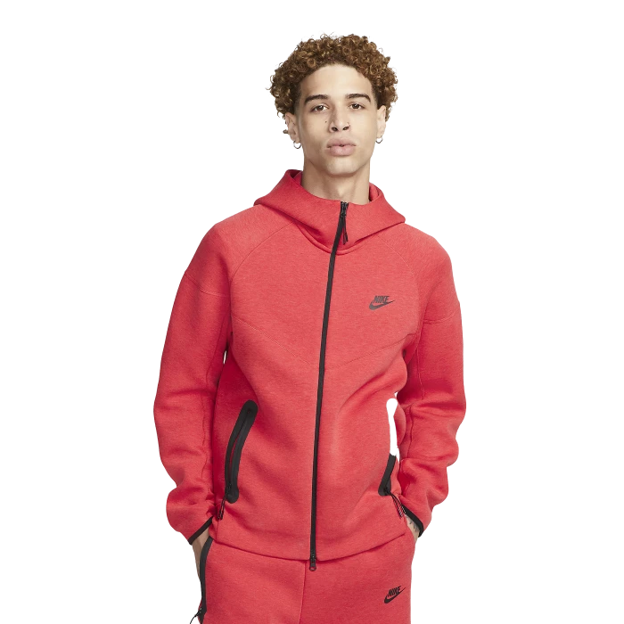 Nike - Sportswear Tech Fleece Windrunner Hoodie Red