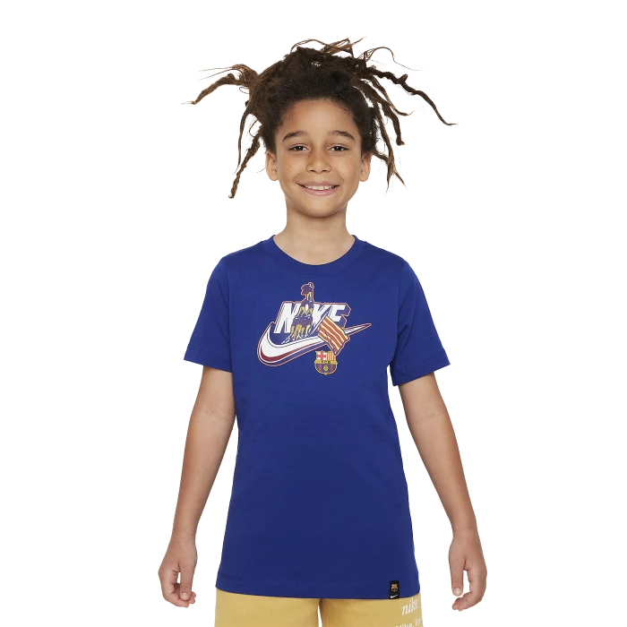 Nike - JUNIOR Barcellona T-Shirt Royal Official 2023 / 24