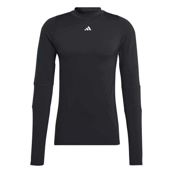 adidas - Black Techfit LS Cold.Rdy Tee