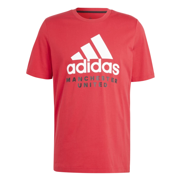 adidas - Manchester United DNA Graphic T-Shirt Red Official 2023 / 24