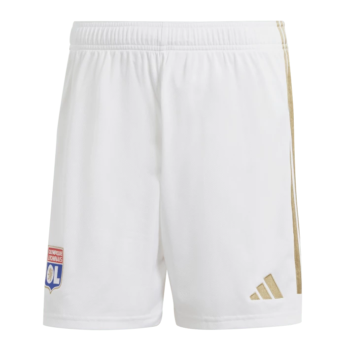 adidas - Olympique Lione Home Shorts Official 2023 / 24