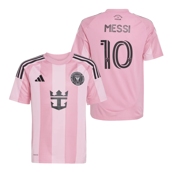 adidas - JUNIOR Inter Miami Home Jersey Official 2025 / 26 - MESSI 10