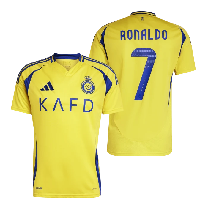 adidas - Al Nassr FC Home Jersey Official 2024 / 25 - Ronaldo 7