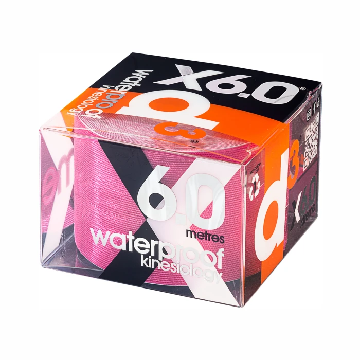 d3tape - X6.0 Waterproof Kinesiology Tape Pink