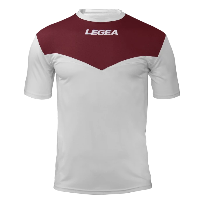 Legea - Jersey Pristina White / Garnet SS