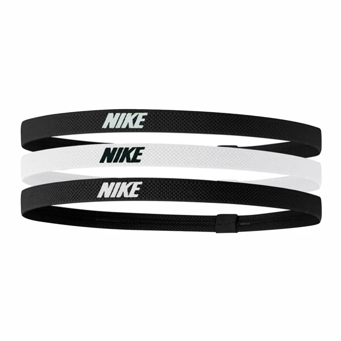 Nike - 3 pcs Set of Black White Headbands